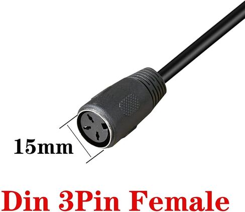 3 دبوس دين كابل ميدي ذكور إلى أنثى الرصاص من أجل Bang & Olufsen B & O PowerLink Ect Insturement (1.5 متر) in Kuwait