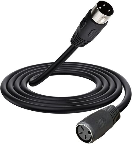 3 دبوس دين كابل ميدي ذكور إلى أنثى الرصاص من أجل Bang & Olufsen B & O PowerLink Ect Insturement (1.5 متر) in Kuwait