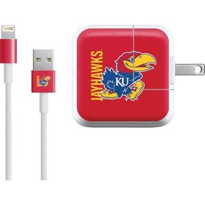 Skinit Sched شارات أخرى متوافقة مع iPad Charger (10W USB) - كلية Jayhawks Ku مرخصة رسميًا in Saudi Arabia