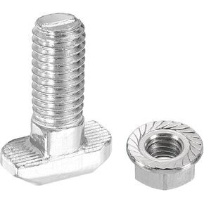 UXCELL 8PCS T SLOT SLOT IN BOLT ، M8 X 50MM T-SLOT BOLTS CARBONT THE THE SLING SLINGENG HARGER HAGE T-BOLT لـ 4040 Series Minor in Saudi Arabia