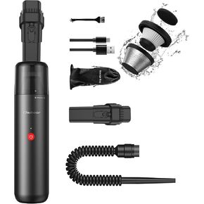 Chuboor Mini Vacuum, Powerful Car Vacuum Cordless Rechargeable, Small Dust Buster for Dust, Sand, Crumbs, Ultra-Light Portable Vacuum for Home, Car, Hand Held Vacuum PB10 in Saudi Arabia