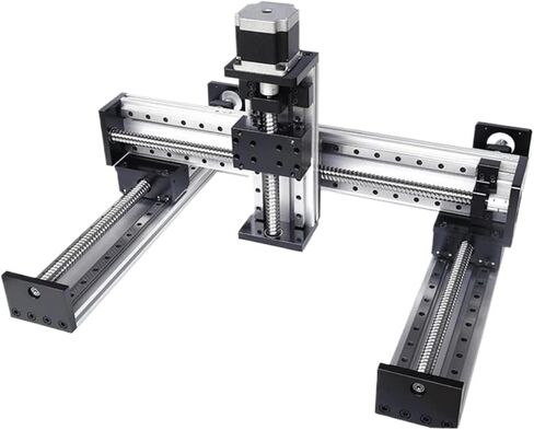 3-Axis X-Y-Z Stage Table Ball Screw Linear Guide Rail with Nema23 2Nm Stepper Motor DM556 Drive(400mm-XY axis) in Kuwait