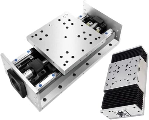 1pcs 180mm Wide Heavy Steel Plate Sliding Table Module Ballscrew SFS1605/SFS1610/SFS1620 Stroke 100~600mm Linear Rail X-Y-Z 300KG(SFS2005 600mm) in Kuwait