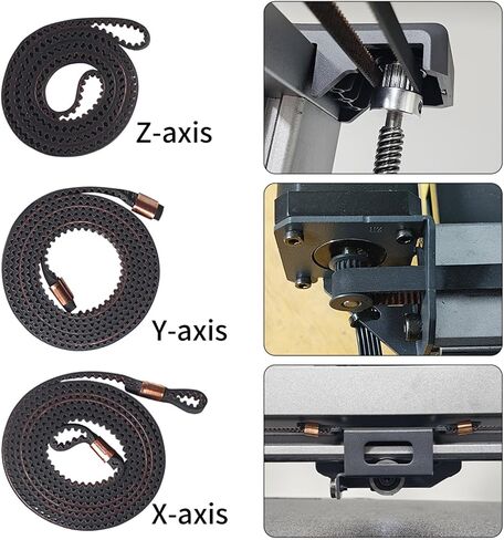 X/Y/Z AXIS 3D Timing Timing Kit - متوافقة مع أحزمة استبدال دائمة عالية الدقة KOBRA 3 in Saudi Arabia