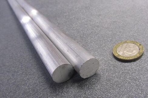 6061 قضيب مستدير الألومنيوم .625 "قطر × 2 قدم 2 PC ، إجمالي 4 أقدام in Saudi Arabia