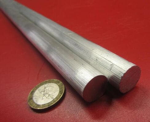 6061 قضيب مستدير الألومنيوم .625 "قطر × 2 قدم 2 PC ، إجمالي 4 أقدام in Saudi Arabia