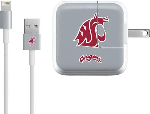 Skinit Sched شارات أخرى متوافقة مع شاحن iPad (10W USB) - تصميم شعار كلية WSU COUGARS المرخصة رسميًا in Saudi Arabia