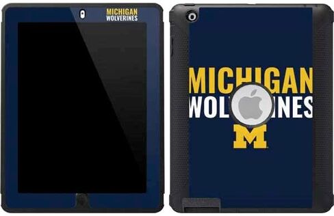 Skinit Decal Skin Compatible with OtterBox Defender iPad 2/3/4th Gen - Officially Licensed College Michigan Wolverines M Design in Saudi Arabia