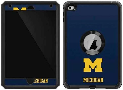 Skinit Skinit Skin Compatible مع Otterbox Defender iPad Mini 4 - تصميم شعار Michigan M المرخص رسميًا in Saudi Arabia
