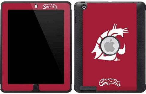 Skinit Decal Skin Compatible with OtterBox Defender iPad 2/3/4th Gen - Officially Licensed College Washington State Cougars Logo Design in Saudi Arabia