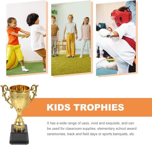 جائزة Golden Trophy Cup 9 Inch Trophies Star Award البلاستيك المركز الأول للبطولة الرياضية ، حفل توزيع الجوائز ، الاحتفال بالحفلات ، المكافأة ، الجائزة الفائزة in Kuwait
