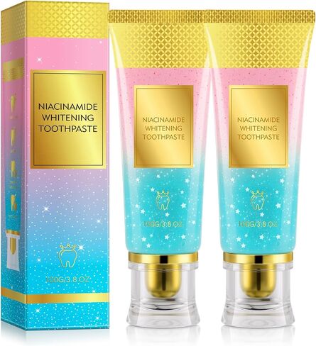 Niacinamide Whitening Toothpaste for Radiant Smile – Gentle Stain Removal, Fresh Breath, Deep Cleaning & Gum Protection – Niacinamide Toothpaste for Daily Use – Lasting Mint Flavor – 3.5oz Tube in Saudi Arabia