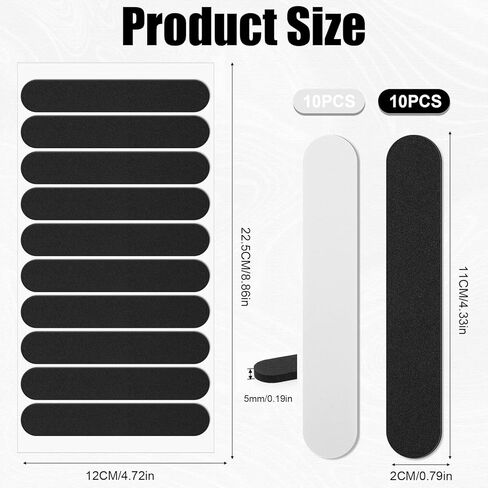 Hat Size Reducer, 20 PCS Foam Tape Hat Inserts Bump Cap Insert Hats Liner Cap Saver Accessories to Make Fit Smaller Self-Adhesive Sweatband (Black and White) in Saudi Arabia