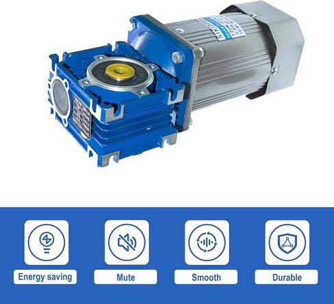 120W 110V 50/00Hz منخفض RPM 18RPM عزم الدوران عالية AC محرك مخفض تروس مع وحدة تحكم السرعة CW CCW نسبة مخفض 1:80 قطر الإخراج 14 ملم in Kuwait