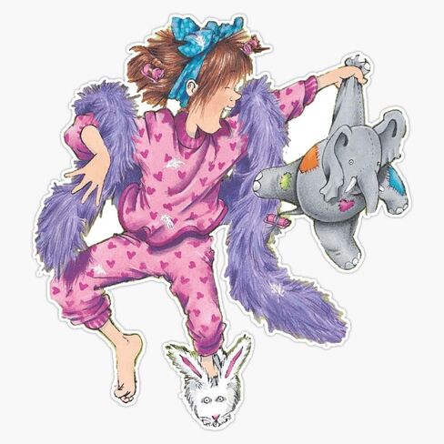 JUNIE B JONES هو ملصق للحيوانات الحفلات فينيل مقاوم للماء ملصق ملصق محمول للكمبيوتر. in Saudi Arabia