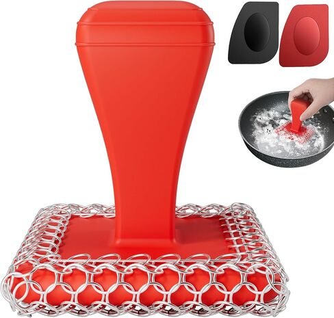 TOPULORS CAST IRERBER CLEANER & 316L FESTER STANERNING SCRUBBER مع اثنين من الكاشط in Kuwait