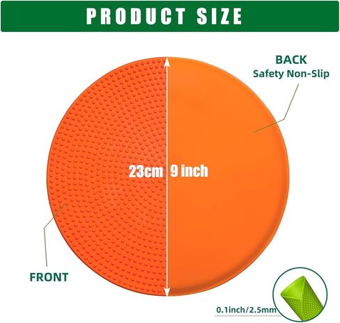 علامات بقعة 4.72/9 بوصة 12/24/36 PCS علامات الأرضية المضادة للانزلاق ، وبقع ألواح الصالة الرياضية في مجال الصالة الرياضية ، التدريبات الرياضية في كرة القدم في الهواء الطلق في الهواء الطلق. in Kuwait