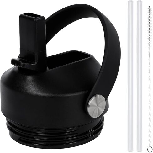 Straw Lid for Yeti Rambler 12 18 26 36 64 oz, Replacement Lids with Straws and Flexible Handle for Yeti Rambler Bottle, Sports Water Bottle Straw Cap in Saudi Arabia