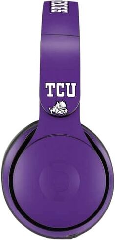 Skinit Skinit Audio Audio Skin متوافق مع Beats Solo Pro - تصميم شعار TCU Christian University TCU Horned Horned in Saudi Arabia