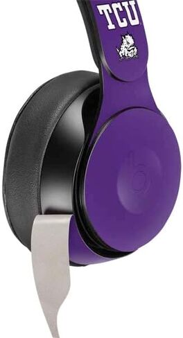 Skinit Skinit Audio Audio Skin متوافق مع Beats Solo Pro - تصميم شعار TCU Christian University TCU Horned Horned in Saudi Arabia