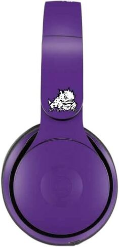 Skinit Skinit Audio Audio Skin متوافق مع Beats Solo Pro - تصميم شعار TCU Christian University TCU Horned Horned in Kuwait