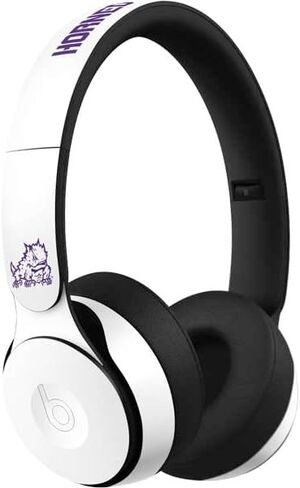 Skinit Skinit Audio Audio Skin متوافق مع Beats Solo Pro - تصميم شعار TCU Christian University TCU Horned Horned in Kuwait