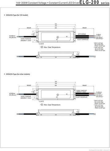 ELG-200-48DA 200W 4.16A 48V CONTROL LED EDER POWER in Kuwait