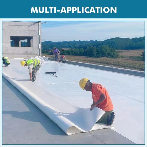 صفيحة عازلة في الهواء الطلق tpo butyl ، 3.28feet × 16.4feet ، شريط مانع تسرب RV/Marine ، تسرب سقف العربة ، إصلاح ورقة الأسقف ، ختم القوارب ، مقاوم للطقس ودائم ، مقاوم للأشعة فوق البنفسجية. in Kuwait