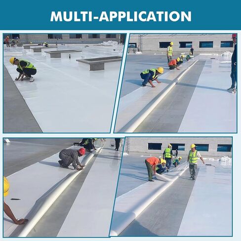 صفيحة عازلة في الهواء الطلق tpo butyl ، 3.28feet × 16.4feet ، شريط مانع تسرب RV/Marine ، تسرب سقف العربة ، إصلاح ورقة الأسقف ، ختم القوارب ، مقاوم للطقس ودائم ، مقاوم للأشعة فوق البنفسجية. in Kuwait