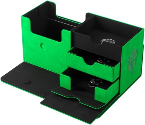GameGenic The Academic 133+ XL Premium Deck Box | تخزين بطاقة مزدوجة الأكمام | حامي لعبة بطاقة عالية الجودة | يحمل ما يصل إلى 122 بطاقة بالإضافة إلى إكسسوارات اللعبة | لون اختيار المجتمع | صنع in Saudi Arabia