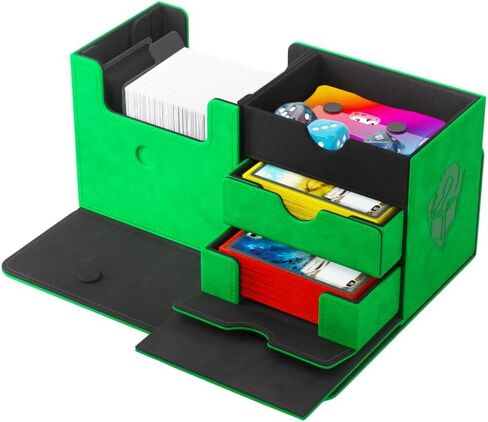 GameGenic The Academic 133+ XL Premium Deck Box | تخزين بطاقة مزدوجة الأكمام | حامي لعبة بطاقة عالية الجودة | يحمل ما يصل إلى 122 بطاقة بالإضافة إلى إكسسوارات اللعبة | لون اختيار المجتمع | صنع in Saudi Arabia