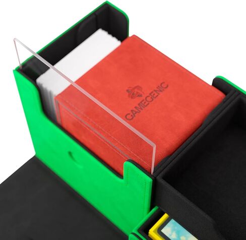 GameGenic The Academic 133+ XL Premium Deck Box | تخزين بطاقة مزدوجة الأكمام | حامي لعبة بطاقة عالية الجودة | يحمل ما يصل إلى 122 بطاقة بالإضافة إلى إكسسوارات اللعبة | لون اختيار المجتمع | صنع in Saudi Arabia