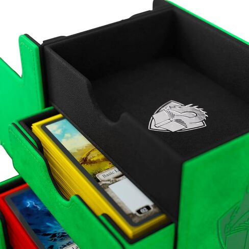 GameGenic The Academic 133+ XL Premium Deck Box | تخزين بطاقة مزدوجة الأكمام | حامي لعبة بطاقة عالية الجودة | يحمل ما يصل إلى 122 بطاقة بالإضافة إلى إكسسوارات اللعبة | لون اختيار المجتمع | صنع in Saudi Arabia