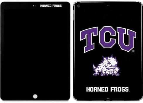 Skinit Skinit Tablet Skin Compatible مع iPad 9.7in (2018) - تصميم شعار Horned Frogs المرخص له رسميًا in Saudi Arabia