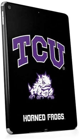 Skinit Skinit Tablet Skin Compatible مع iPad 9.7in (2018) - تصميم شعار Horned Frogs المرخص له رسميًا in Saudi Arabia