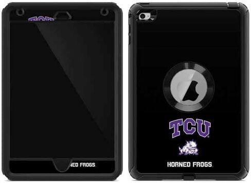 Skinit Skinit Skin Concervioed مع Otterbox Defender iPad Mini 4 - تصميم شعار TCU Horned Frogs المرخص رسميًا in Saudi Arabia