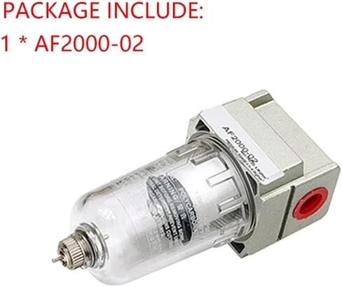 1PC AF2000-02 AF3000-03 AF4000-04 Compressor Air Pump Filter Oil and Water Separator Air Processor(AF4000 04,Fiber Filter) in Saudi Arabia