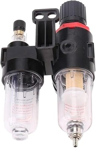AFC2000 Air Compressor Treatment Unit Oil Water Separator Regulator FRL Combination Union Filter Airbrush Lubricator G1/4" Port(AFC-PC16-02) in Saudi Arabia