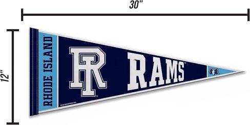 Rico Industries NCAA Rhode Island Rams 12 "× 30" in Saudi Arabia