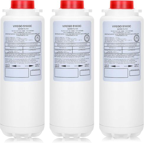 مرشح 51600C ، بديل لـ Elkay 51600C ، متوافق مع محطة زجاجة استبدال مرشح EZH2O ، بواسطة مرشح المياه المعتمد NSF/ANSI 42 ، مرشحات عالية السعة 51600 6000 جال in Kuwait