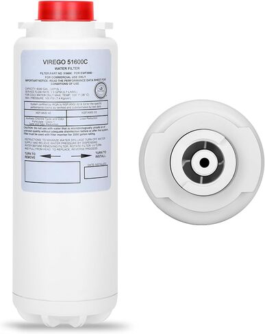 مرشح 51600C ، بديل لـ Elkay 51600C ، متوافق مع محطة زجاجة استبدال مرشح EZH2O ، بواسطة مرشح المياه المعتمد NSF/ANSI 42 ، مرشحات عالية السعة 51600 6000 جال in Kuwait