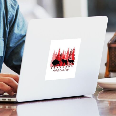 CafePress Mt. Rushmore South Dakota Sticker Square Bumper Sticker Car Decal in Saudi Arabia