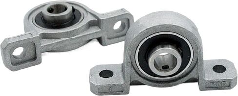 2pcs Zinc Alloy Pillow Block Bearing KP08 KP000 KP001 KP002 KP003 KP004 Bore 8mm 10mm 12mm 15mm 17mm 20mm Mini Bearings(KP001 12mm) in Saudi Arabia