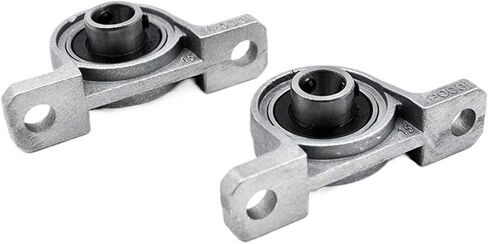2pcs Zinc Alloy Pillow Block Bearing KP08 KP000 KP001 KP002 KP003 KP004 Bore 8mm 10mm 12mm 15mm 17mm 20mm Mini Bearings(KP001 12mm) in Saudi Arabia
