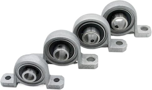 2pcs Zinc Alloy Pillow Block Bearing KP08 KP000 KP001 KP002 KP003 KP004 Bore 8mm 10mm 12mm 15mm 17mm 20mm Mini Bearings(KP001 12mm) in Saudi Arabia