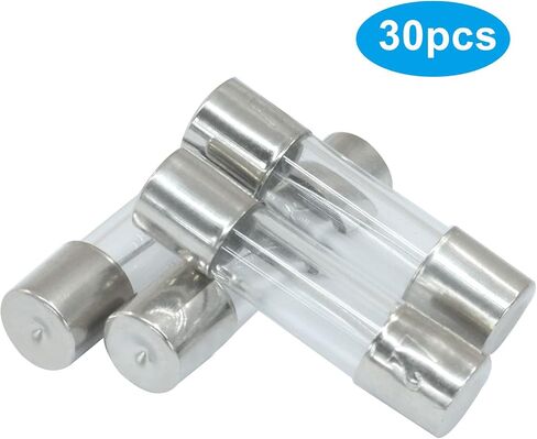 5x20mm 10A 250V Slow Blow Fuses 10 Amp 250 Volt 0.2 x 0.78 Inch Ceramic Time-delay Fuses T10AL250V (Pack of 20) in Kuwait