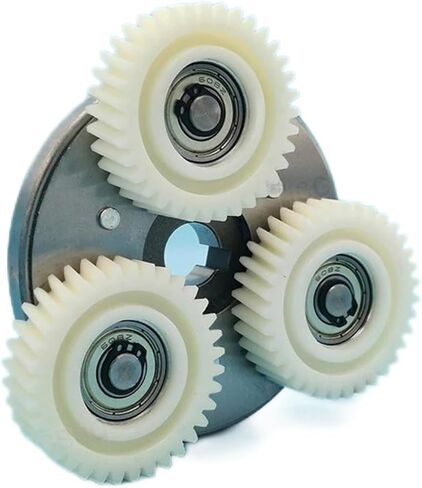 35T 47.3x13mm Nylon Helical Gear for E-Bike Hub Motors - Includes 7.94mm Bearings & 88mm Clutch (Left/Right) - Compatible with 500W/750W Electric Bike Motor Parts(Left Outlet Clutch) in Saudi Arabia