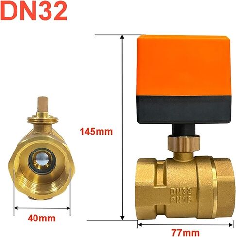 1-1/4'' Two Way Motorized Ball Valve 220V 12V 24V Brass Electric Ball Valve(DC24-CR02) in Saudi Arabia