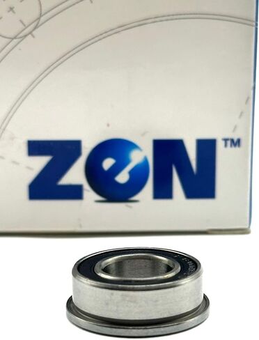 Zen F63800 2RS Deep Groove Ball Bearing, Flange on Outer Ring 10x19x7 mm in Saudi Arabia