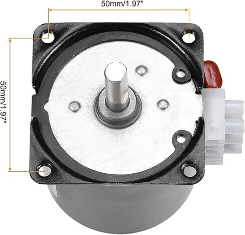 محرك متزامن 14W 60KTYZ AC110V/220V محرك كهربائي متزامن ترس المعادن 50/60 هرتز قطر العمود المركز 8 مم محرك AC (110 فولت 5RPM) in Kuwait